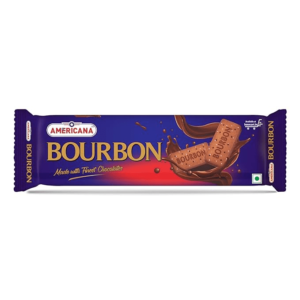 Americana Bourbon Cream Biscuits - Made With Finest Chocolate, 150g